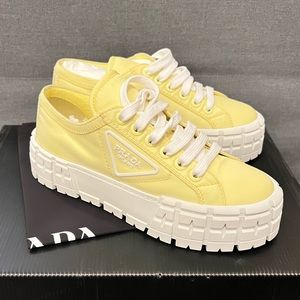Prada Double Wheel Platform Sneaker (NWT)!